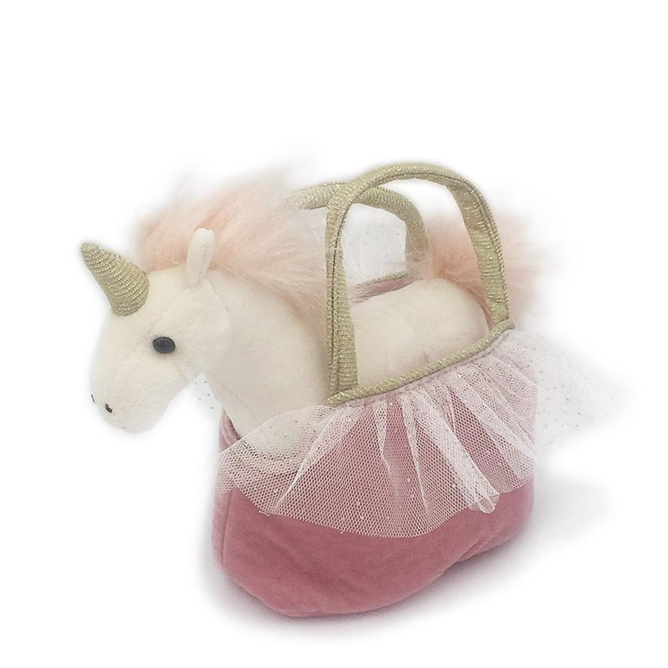 'Ophelia' Unicorn Plush Doll & Toy Purse - HoneyBug 