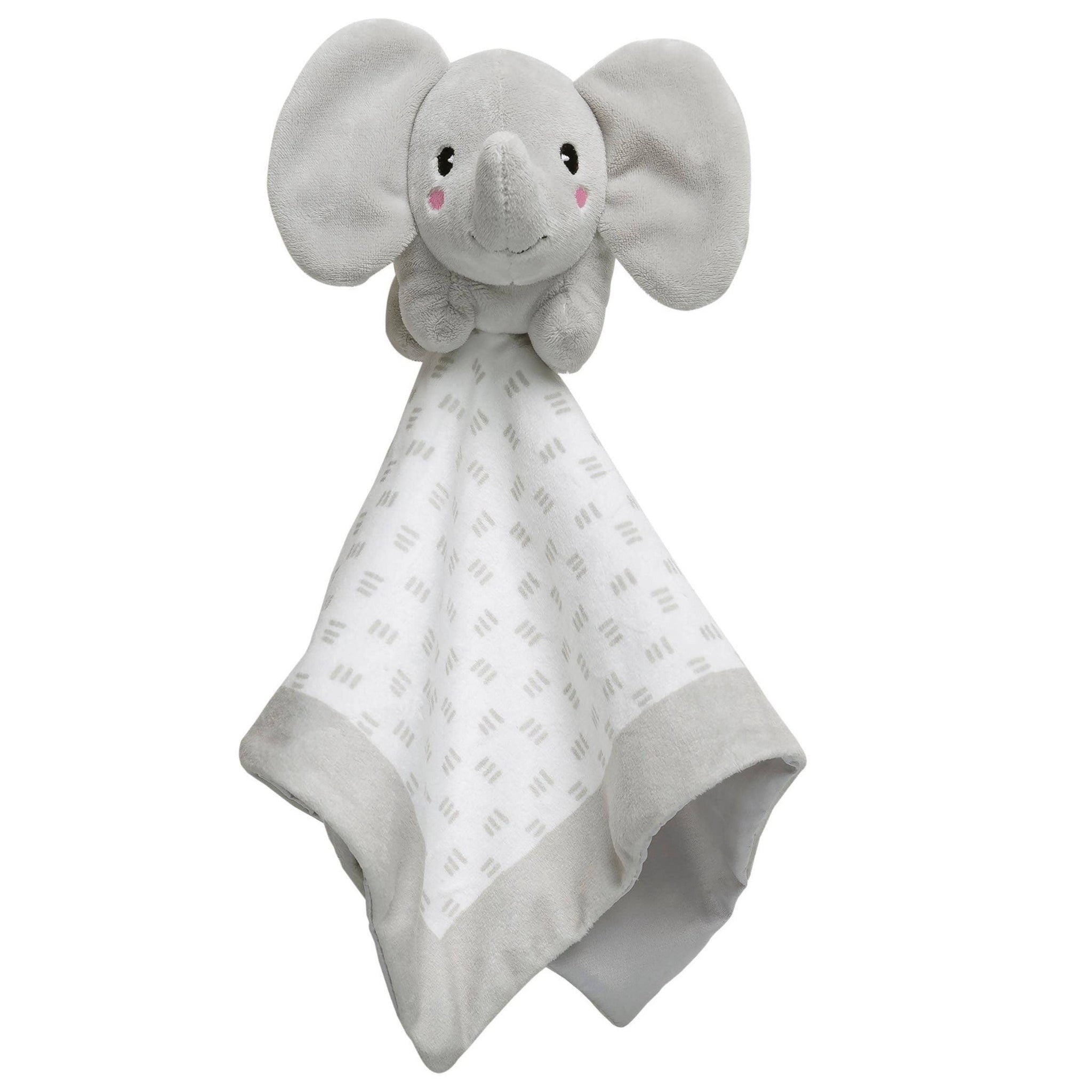Elephant Lovey Blanket - Gray - HoneyBug 