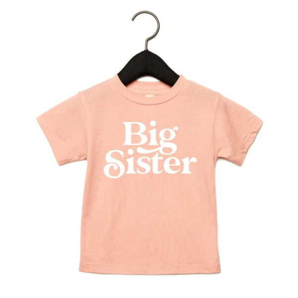 Big Sister T-Shirt - Peach - HoneyBug 