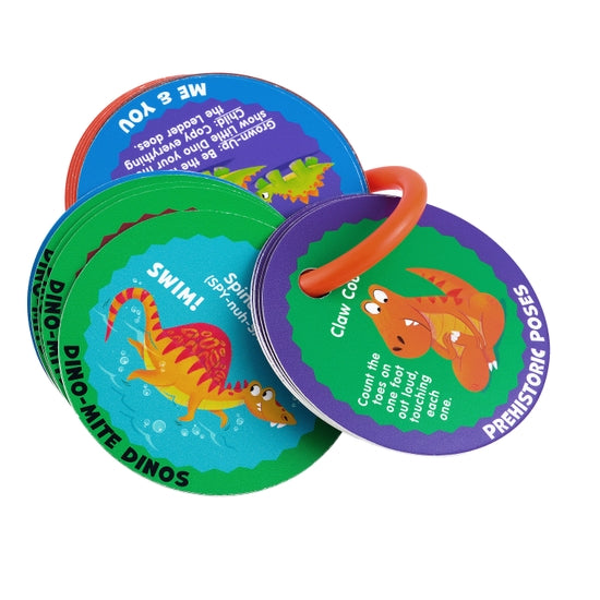 Preschool Action Cards - Dino Stomp and Roar! - HoneyBug 