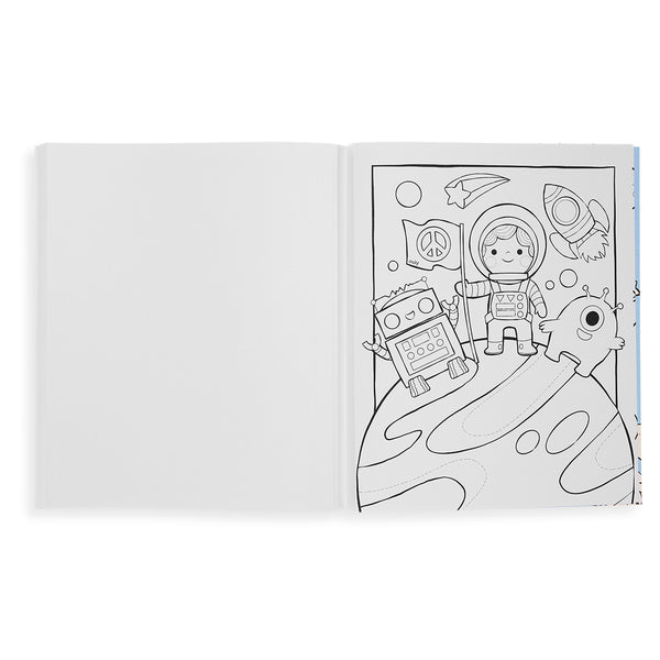 Big & Bright Outer Space Coloring Pack - HoneyBug 