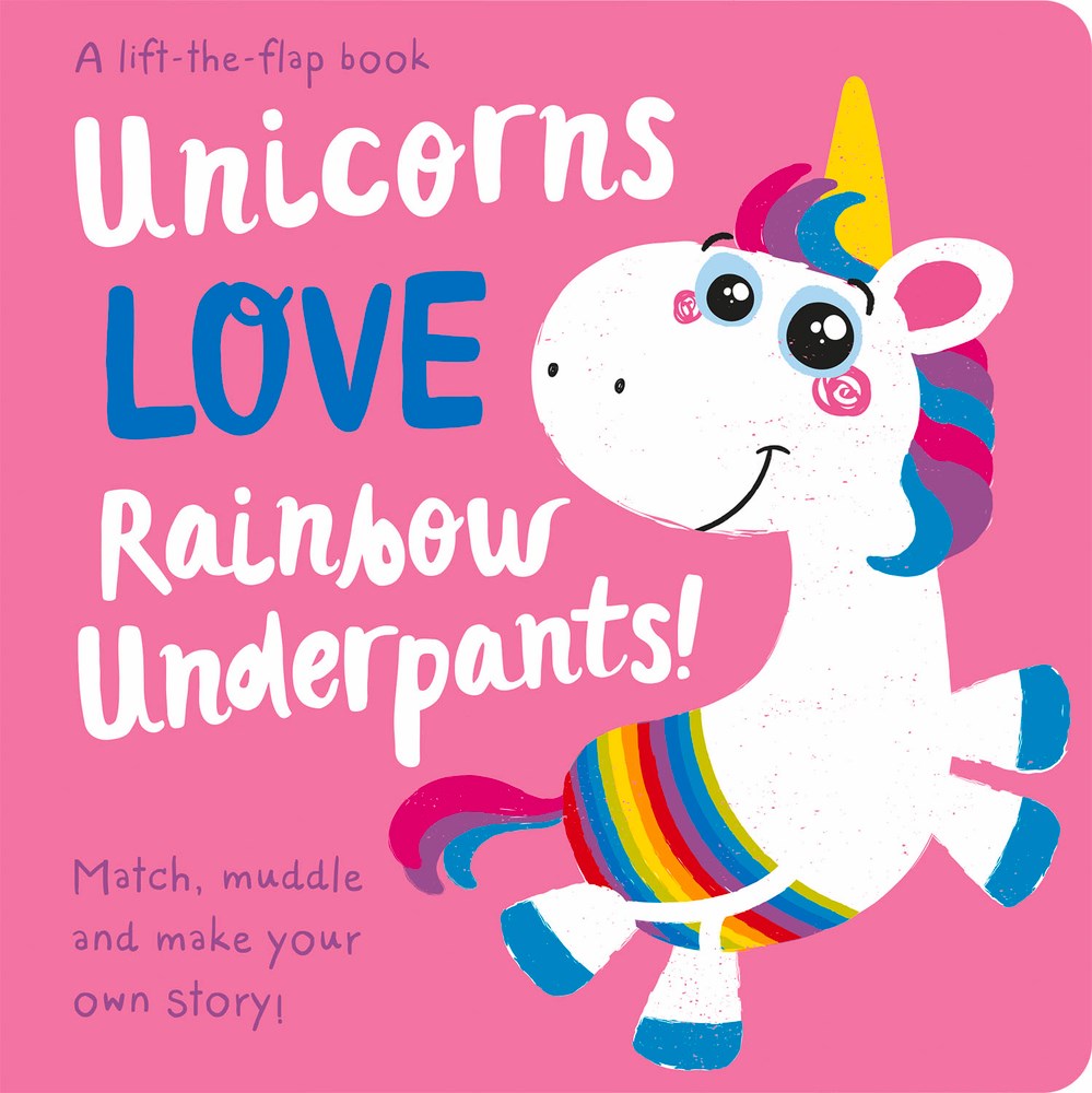 Unicorns Love Rainbow Underpants - HoneyBug 