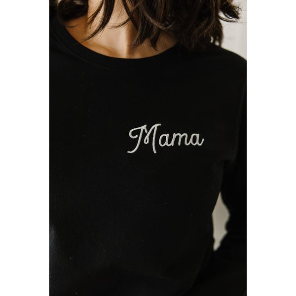 Mama Embroidered Women's Tee - HoneyBug 