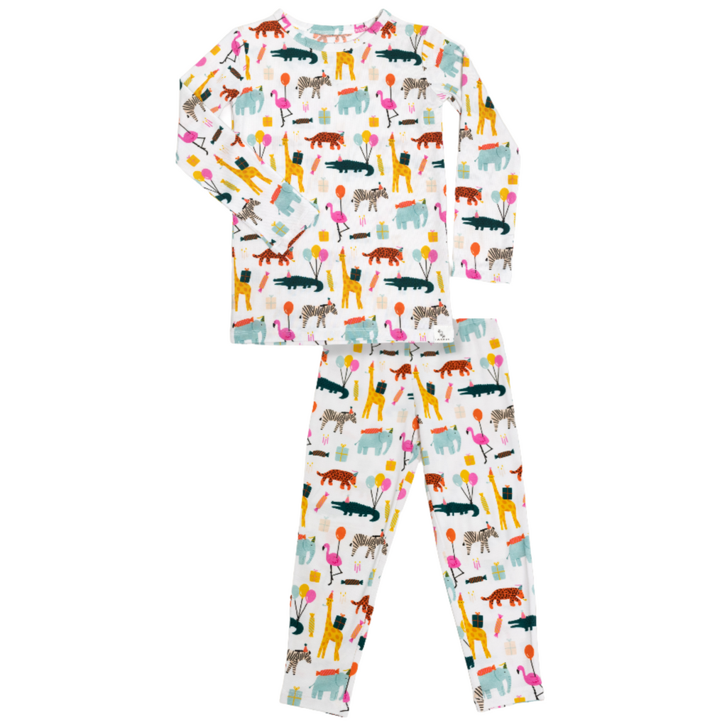 Party Animal Pajama Set by Loocsy - HoneyBug 