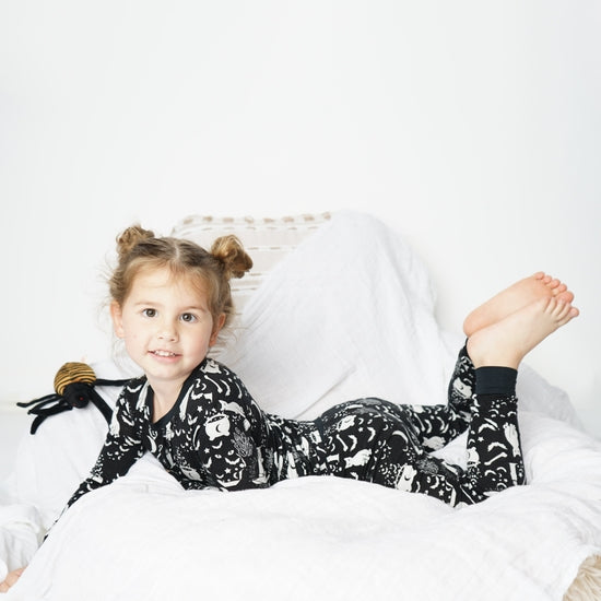 Hocus Pocus Halloween Bamboo Kids Pajama Set - HoneyBug 