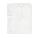 White Luxe Faux Fur Baby Blanket - HoneyBug 