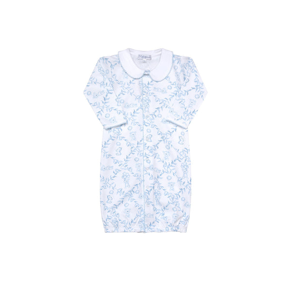 Blue Bears Trellace Baby Converter Gown HoneyBug