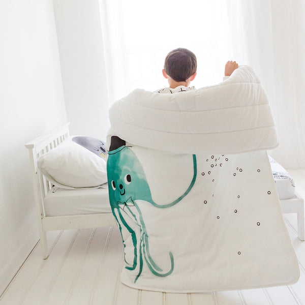 Jellyfish Toddler Comforter - HoneyBug 
