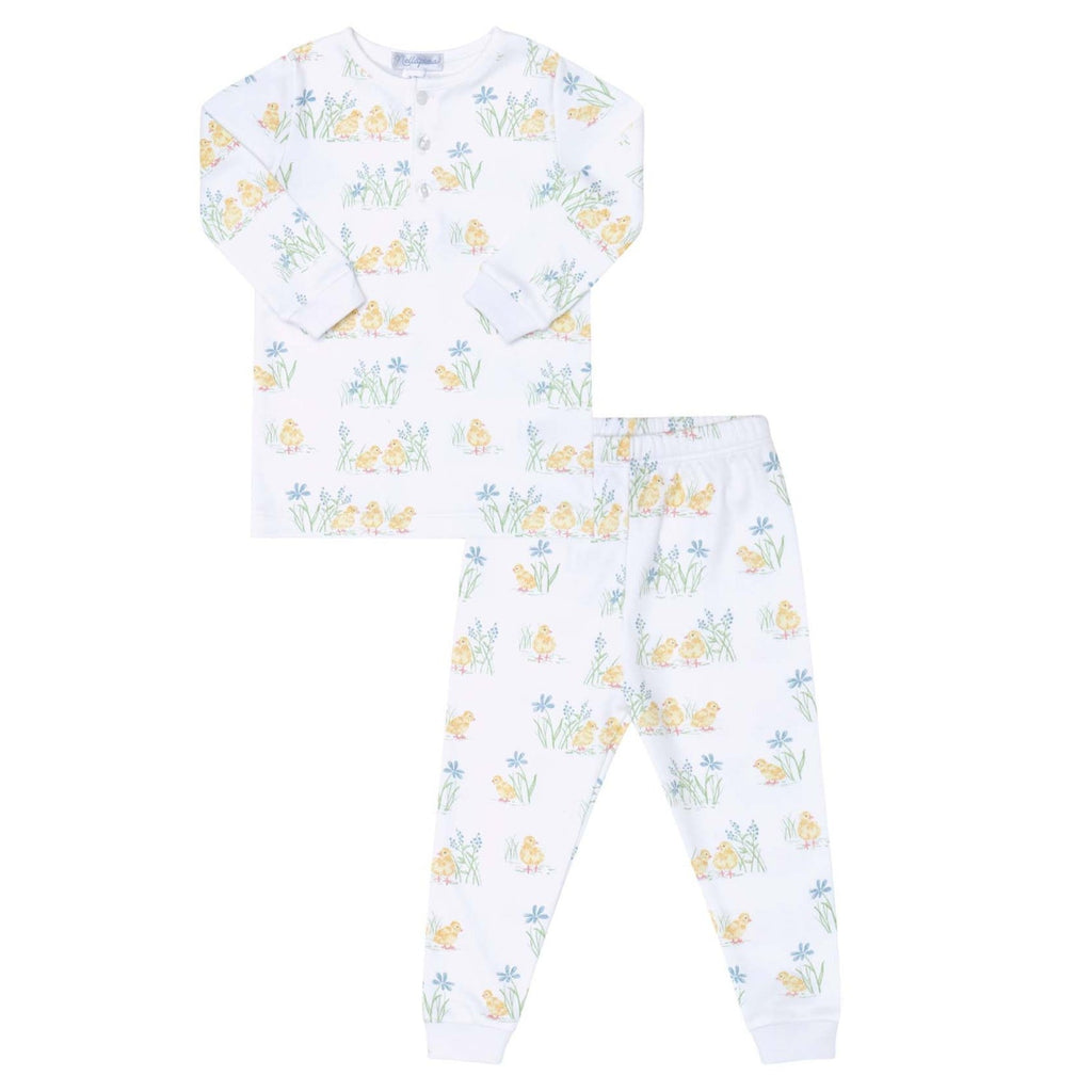 Chicks Print Pajamas - HoneyBug 