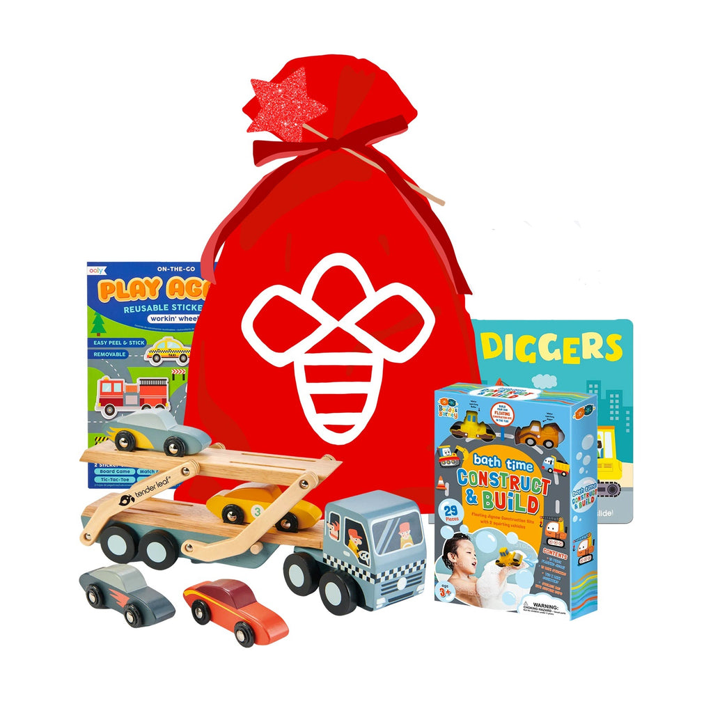 Car Holiday Gift Set for Toddlers - HoneyBug 