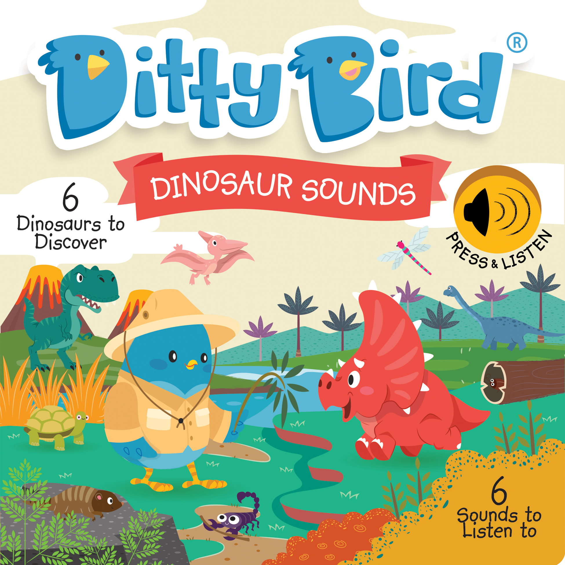Ditty Bird - Dinosaur Sounds - HoneyBug 