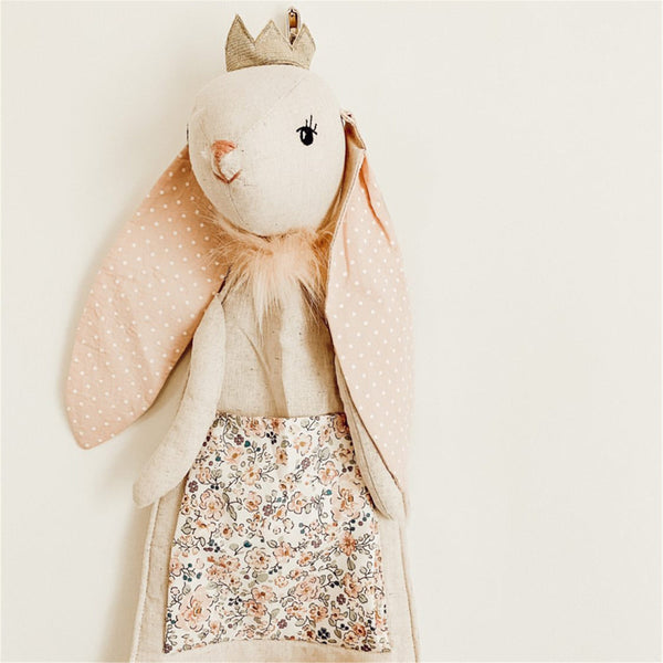 Princess Bunny Fabric Hanging Organizer - HoneyBug 
