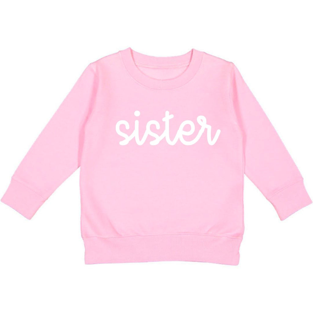 Sister Sweatshirt - Pink - HoneyBug 