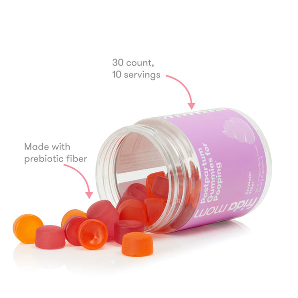 Prebiotic Fiber Postpartum Gummies - HoneyBug 