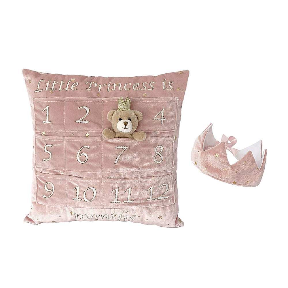 Princess First Year Pillow & Crown Gift Set - HoneyBug 