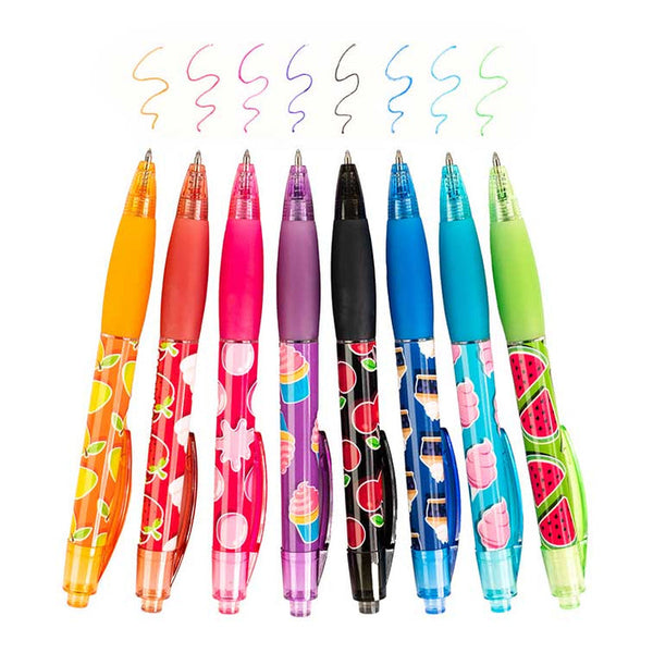 Glitter Gel Smens (Smelly Pens) 8-pack