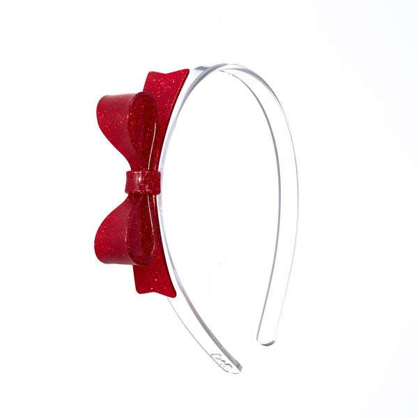 Bow Tie Red Headband - HoneyBug 