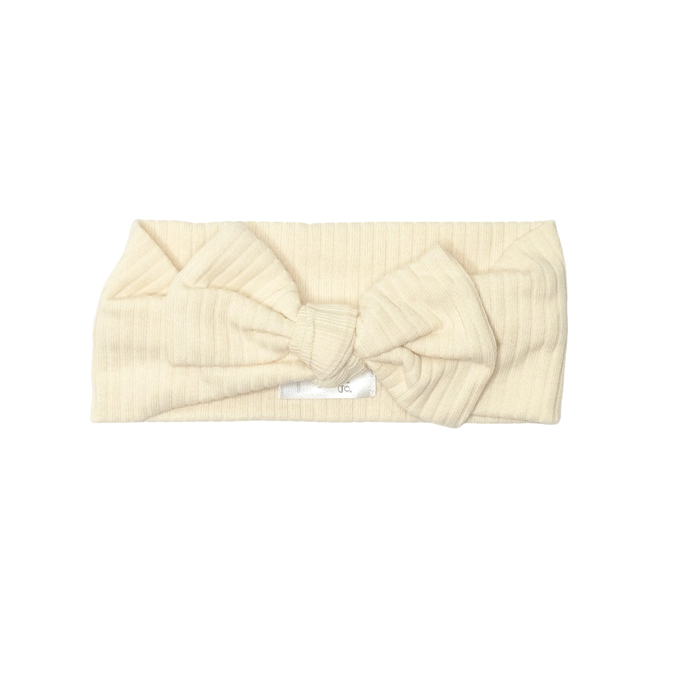 Organic Cotton Headband - Ivory - HoneyBug 