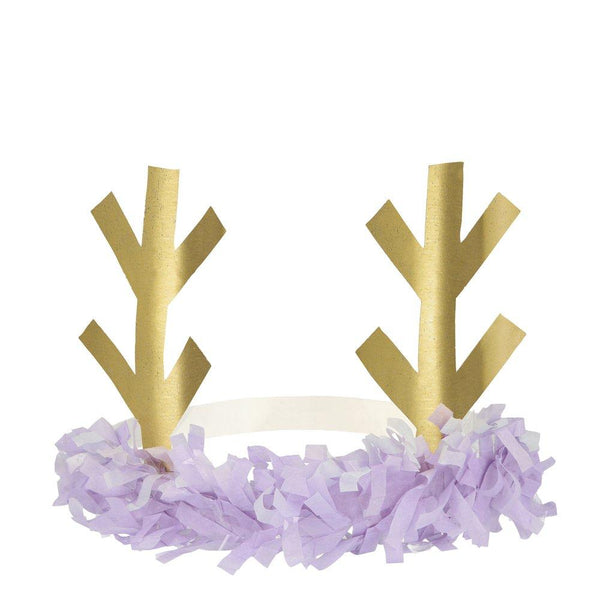 Reindeer Fringe Antler Headbands (set of 8) - HoneyBug 
