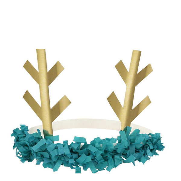 Reindeer Fringe Antler Headbands (set of 8) - HoneyBug 