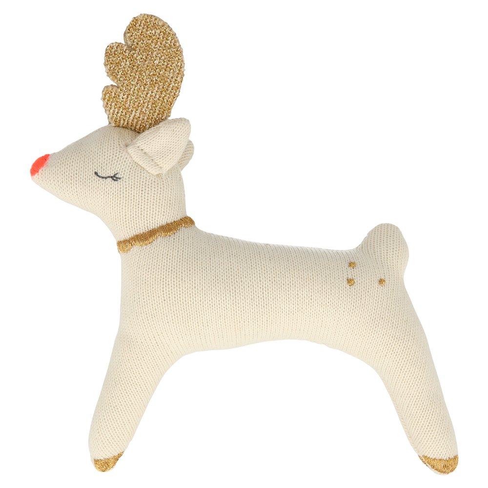 Christmas Reindeer Rattle - HoneyBug 