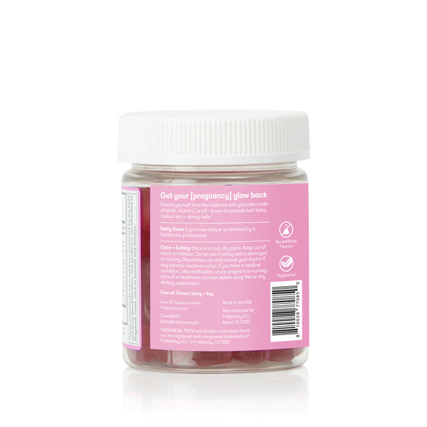 Postpartum Gummies for Hair, Skin + Nails - HoneyBug 