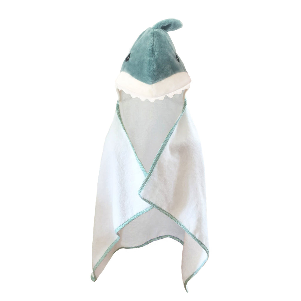 Terry Shark Baby Towel - HoneyBug 
