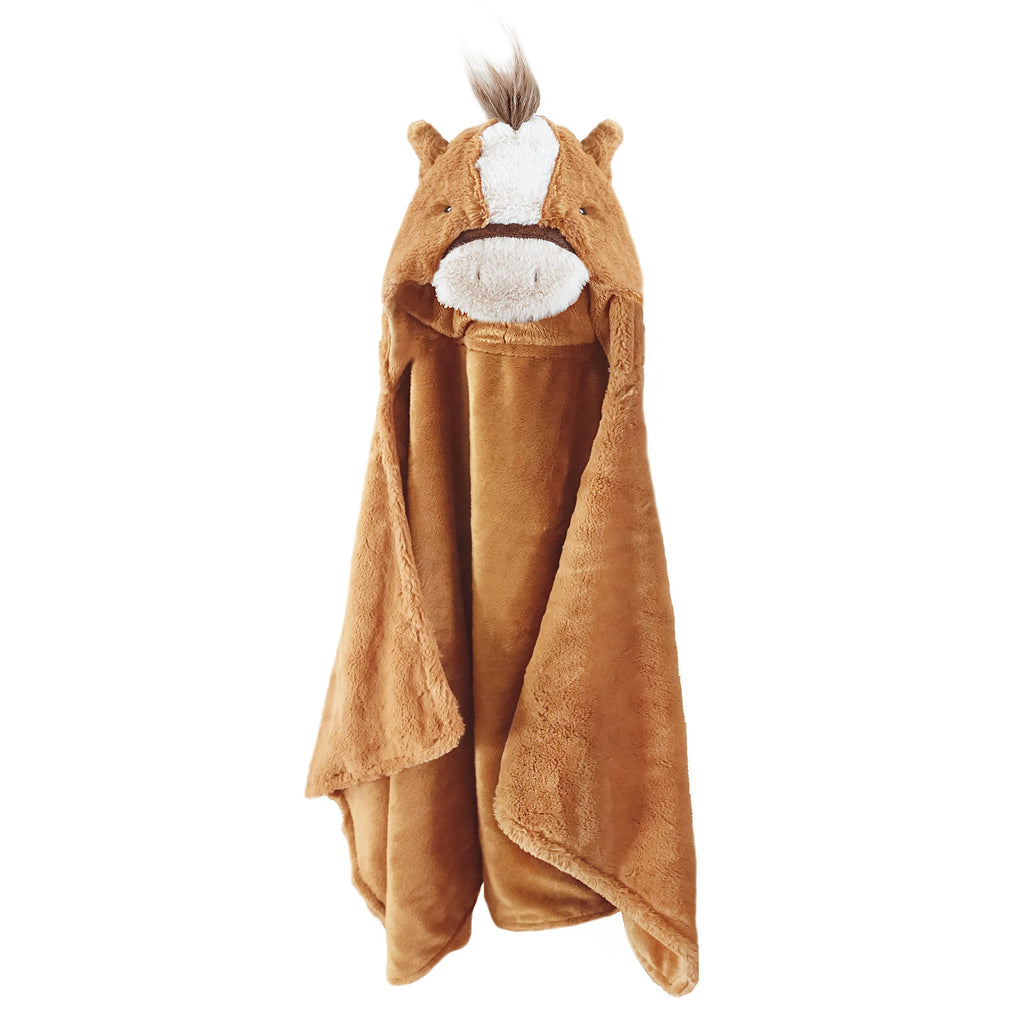Truffles Horse  Hooded Blanket - HoneyBug 