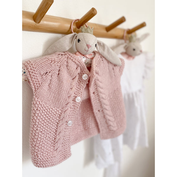 Bunny Princess Padded Baby Hangers Set Of 2 - HoneyBug 