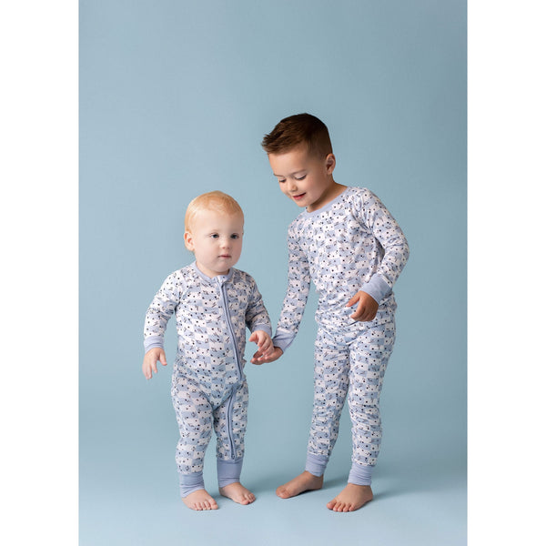 Checkered Space Two Piece Set - HoneyBug 