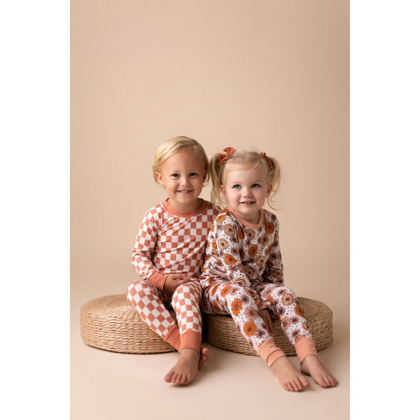 Fall Floral Two Piece Set - HoneyBug 
