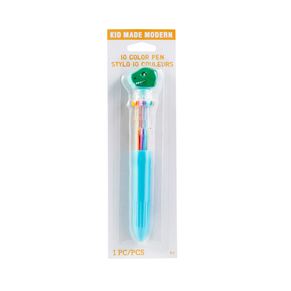 10 Color Pen with Topper - Dino - HoneyBug 