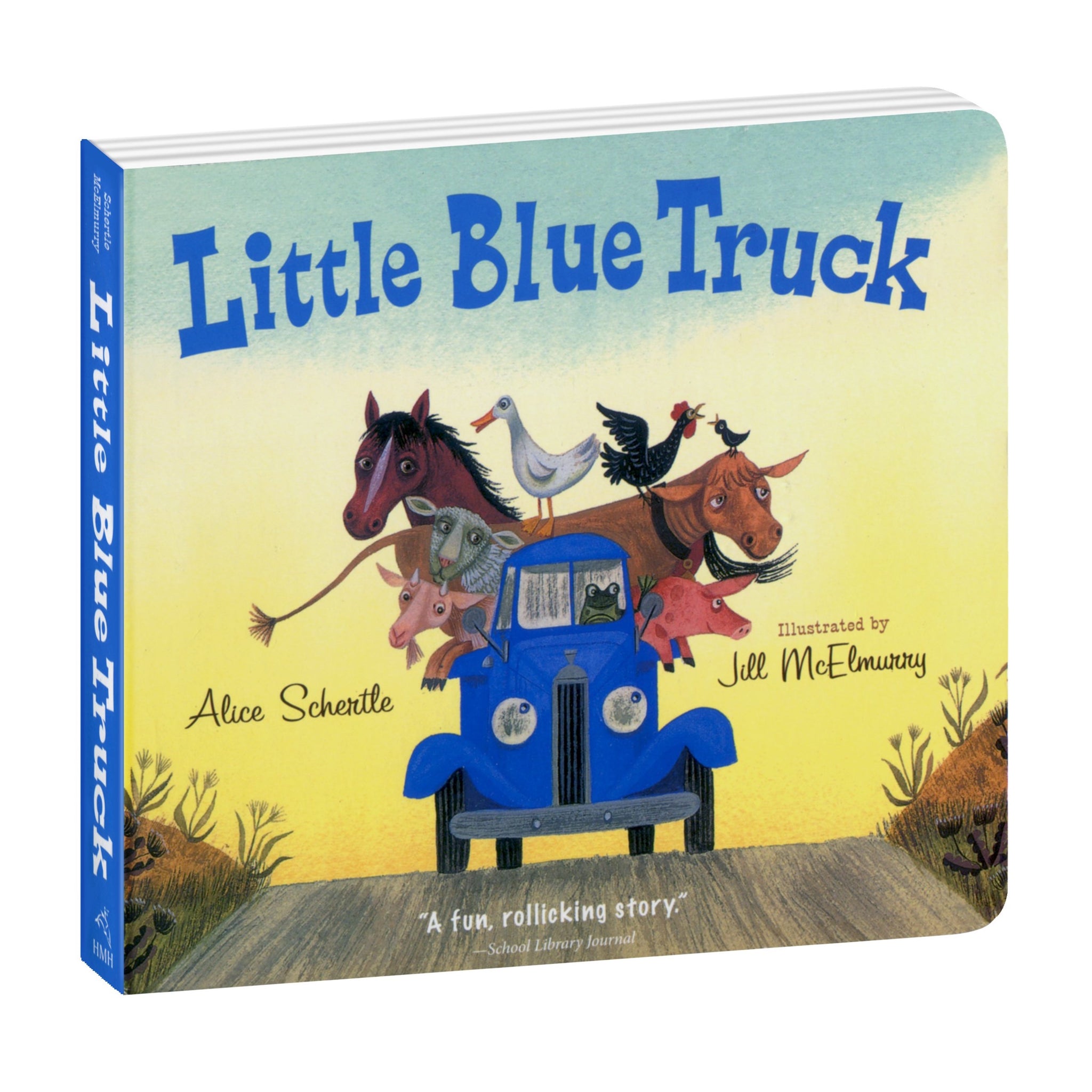 Little Blue Truck - Board Book - HoneyBug 