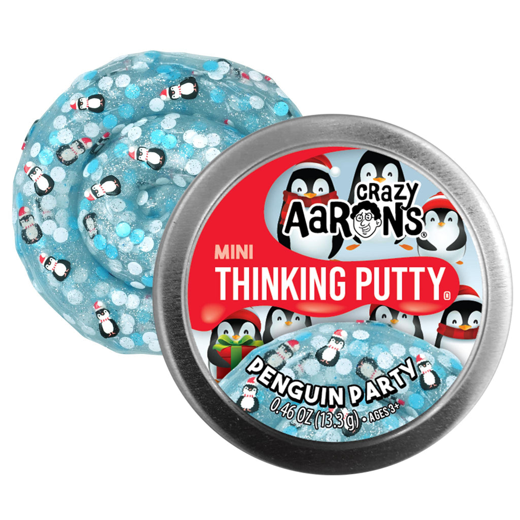 Mini Thinking Putty - Penguin Party - HoneyBug 