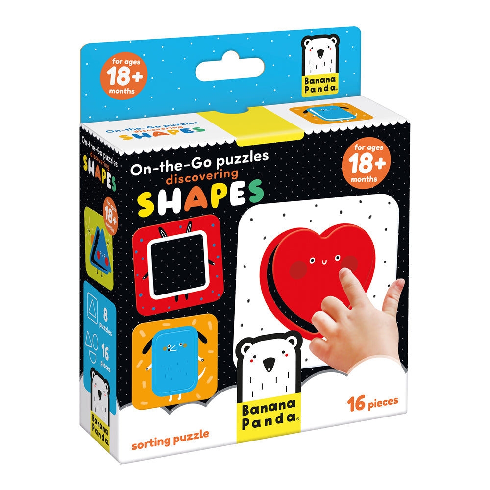 On-the-Go Puzzles Discovering Shapes - HoneyBug 
