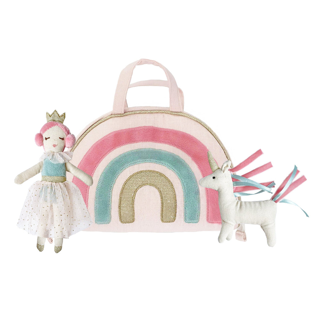 Rainbow Play Purse & Doll Set - HoneyBug 