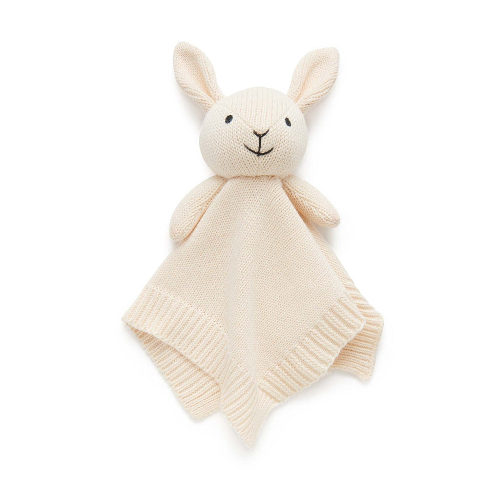 Knitted Bunny Comforter Lovey - HoneyBug 