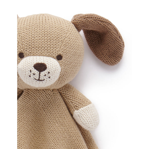 Knitted Dog Comforter Lovey - HoneyBug 