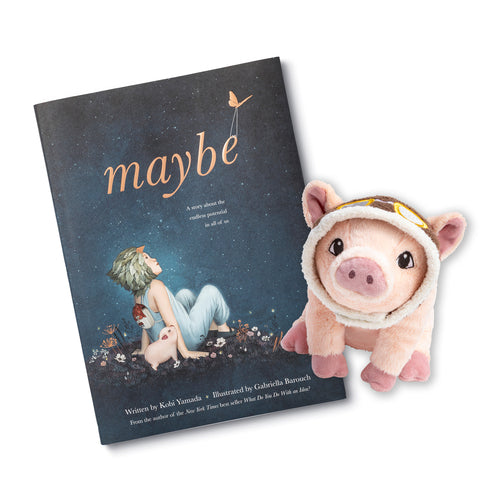 Maybe: Plush Pig + Book Set - HoneyBug 