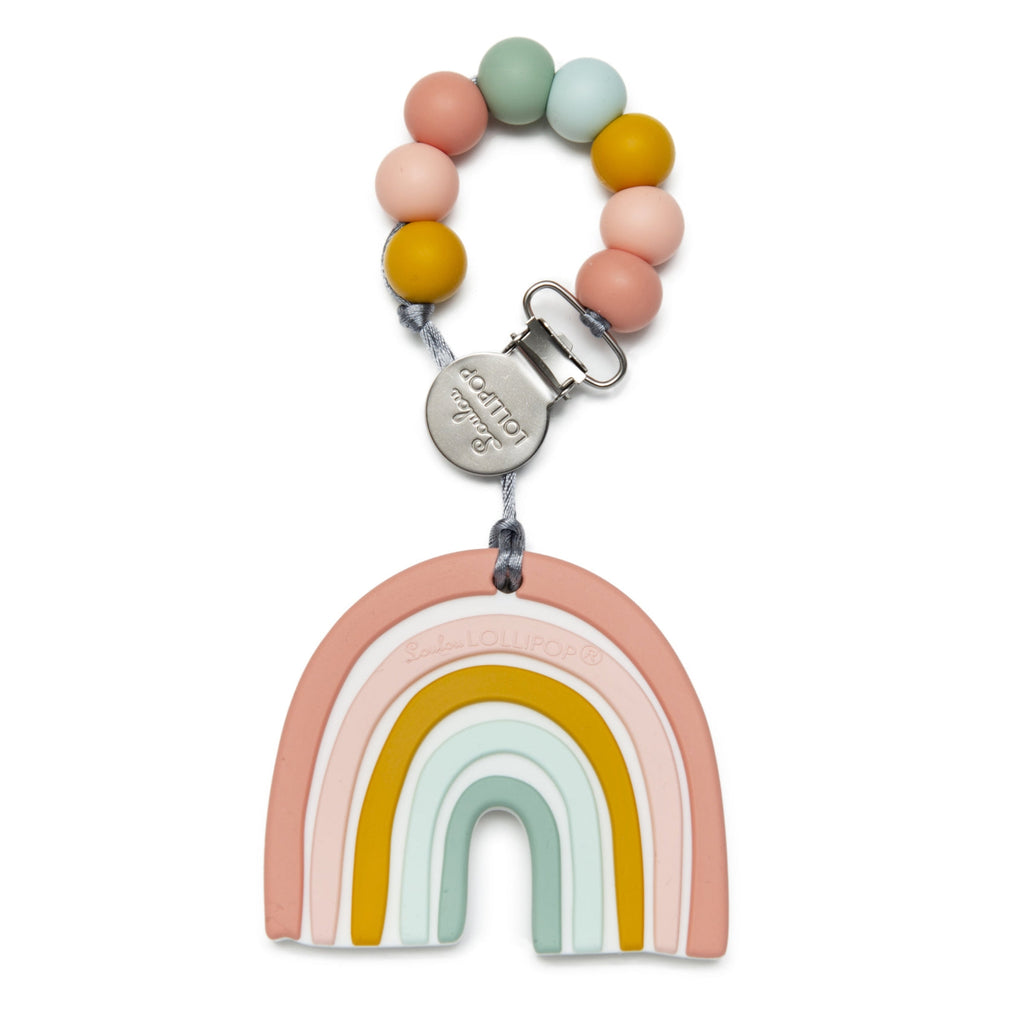 Silicone Teether Set - Pastel Rainbow - HoneyBug 