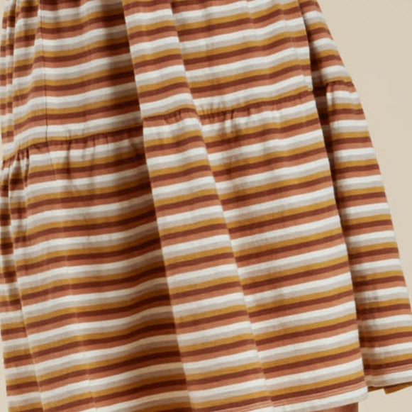 Ruby Swing Dress | Multi-Stripe - HoneyBug 