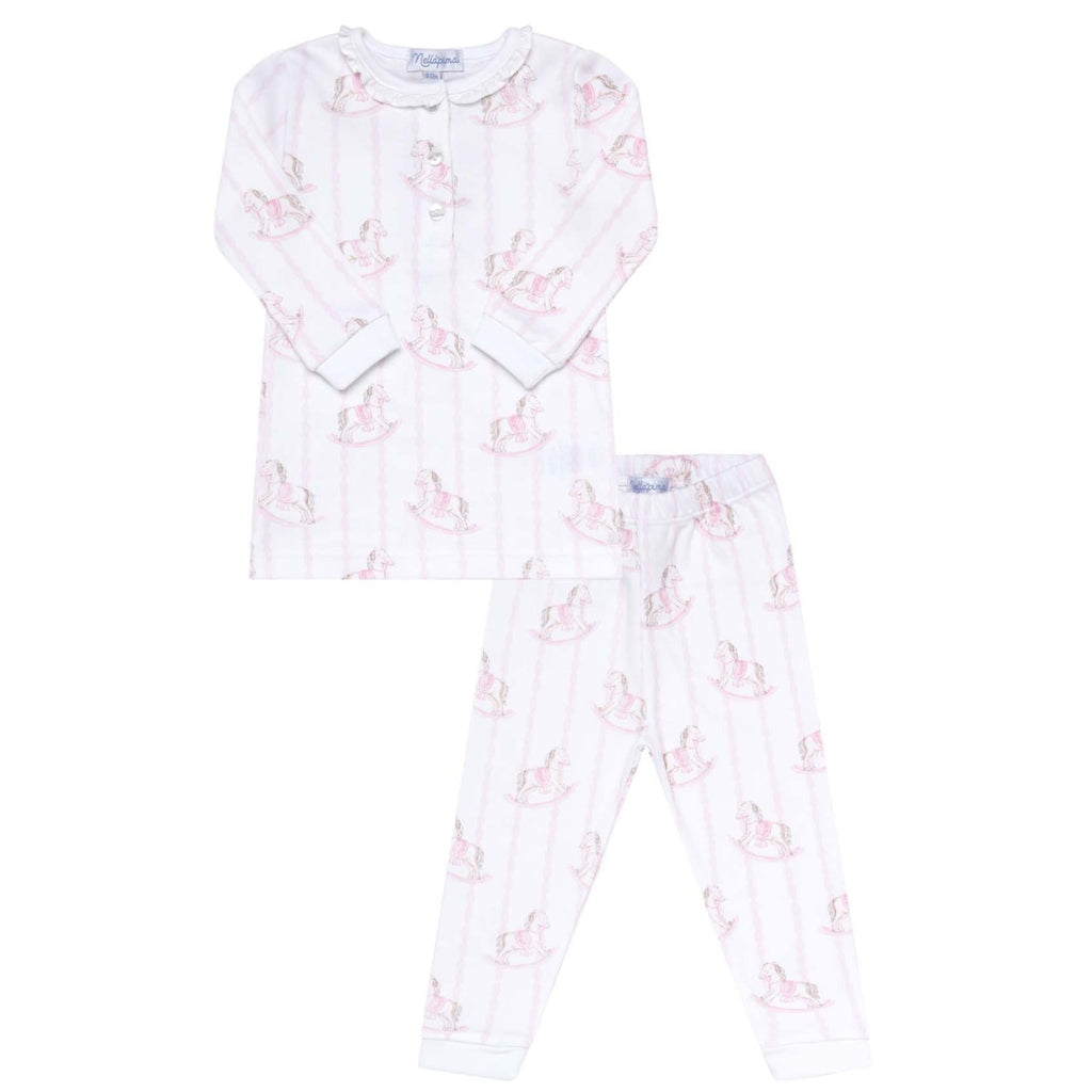 Pink Rocking Horse Pajamas  - HoneyBug 
