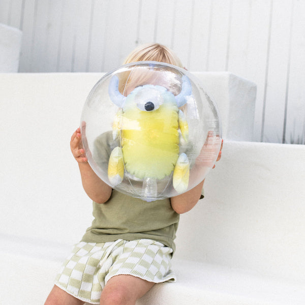 3D Inflatable Beach Ball - Monty the Monster - HoneyBug 