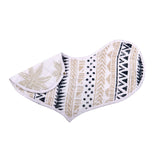 Boho Flower Heart Cotton Bibs 2PK - HoneyBug 