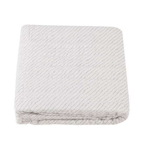 Spotted Wave Cotton Muslin Newcastle Blanket - HoneyBug 