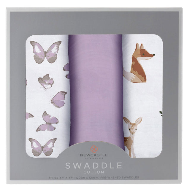 Mountain Meadow Swaddle 3 Pack - HoneyBug 