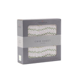 Dino Feet Cotton Muslin Crib Sheet - HoneyBug 