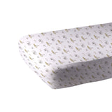 Rhinos and Elephants Bamboo Muslin Crib Sheet - HoneyBug 