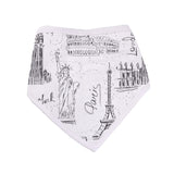 London, Paris, New York Bandana Bib - Set of 3 - HoneyBug 
