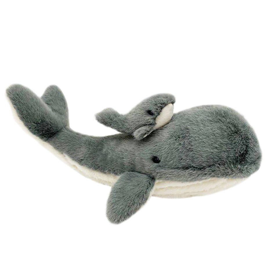 Haven Whale & Baby Plush Toy - HoneyBug 